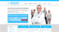 Desktop Screenshot of maison-de-retraite-medicalisee.org