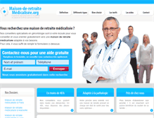 Tablet Screenshot of maison-de-retraite-medicalisee.org